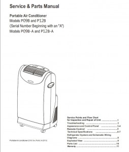 americool air conditioner manual